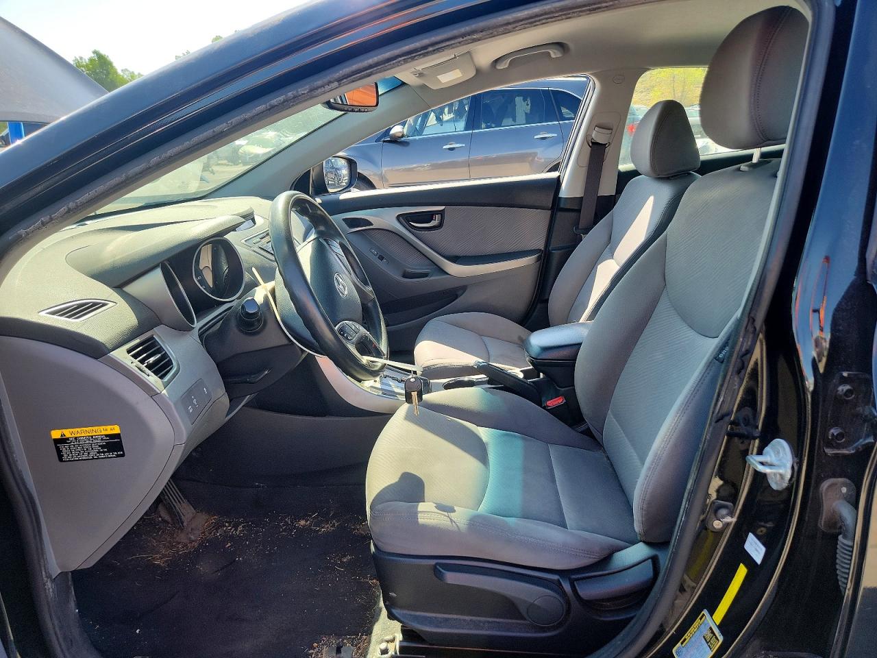 2013 Hyundai Elantra Gls Black vin: KMHDH4AE1DU582809