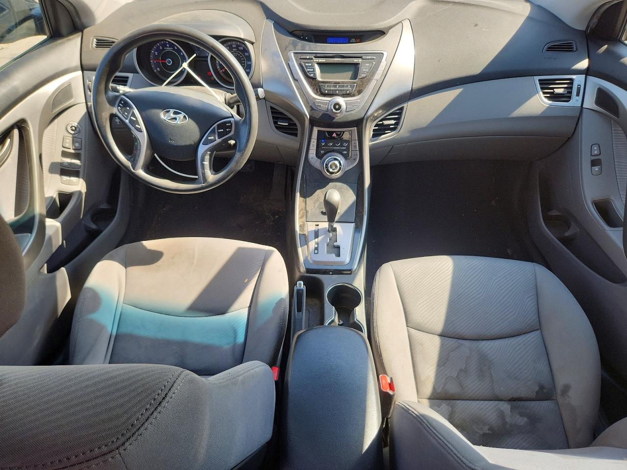2013 Hyundai Elantra Gls Black vin: KMHDH4AE1DU582809