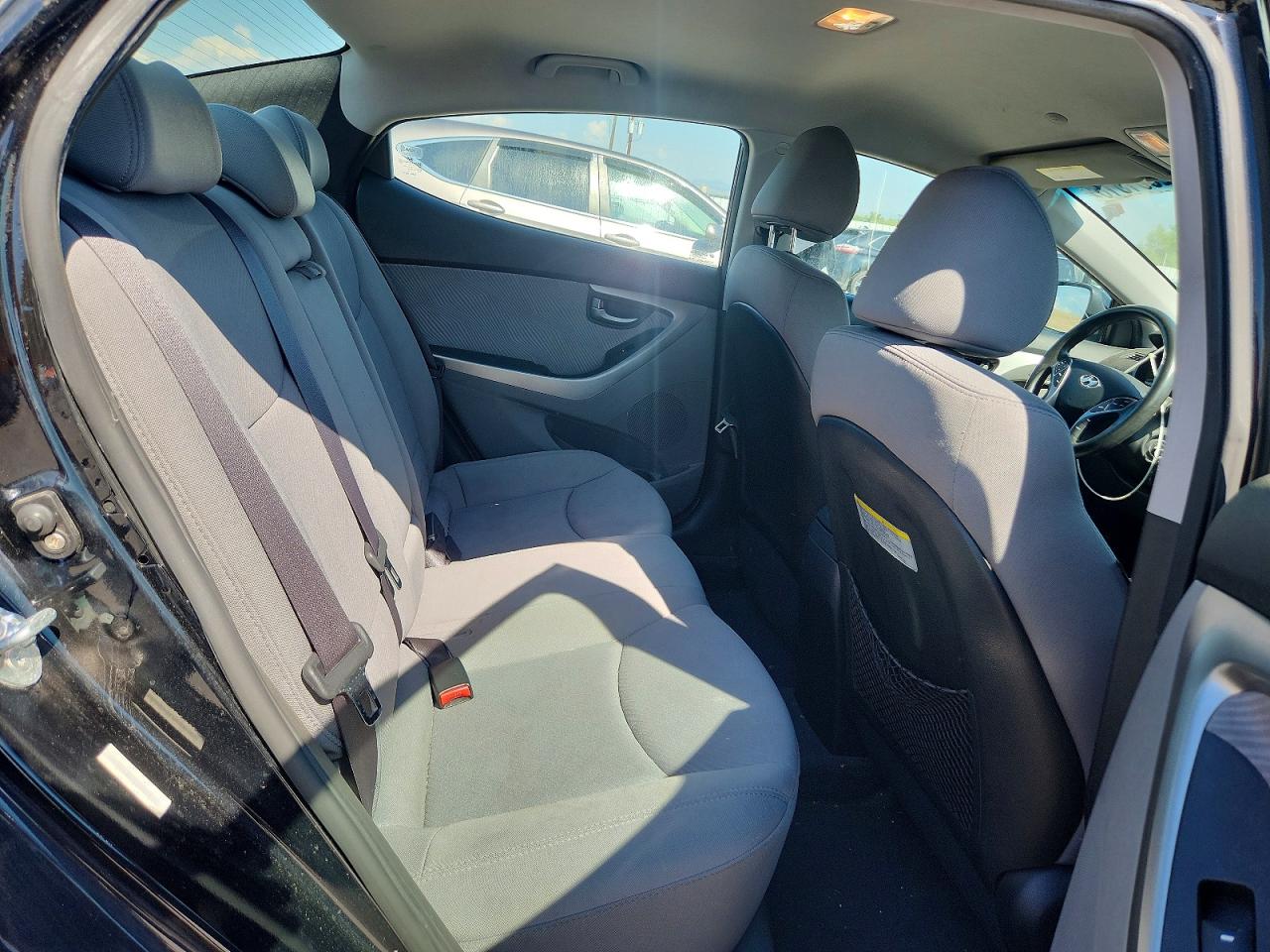 2013 Hyundai Elantra Gls Black vin: KMHDH4AE1DU582809