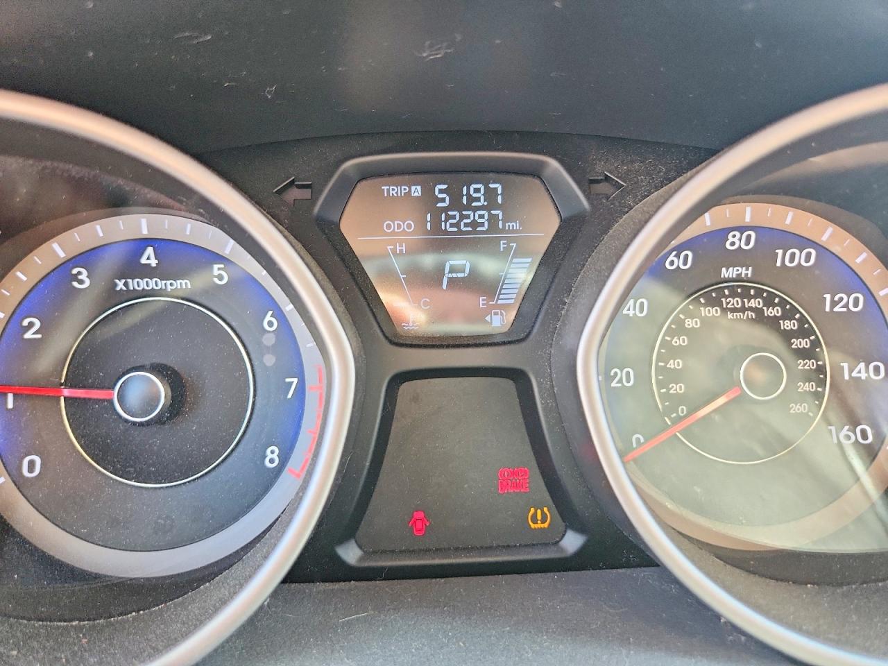 2013 Hyundai Elantra Gls Black vin: KMHDH4AE1DU582809
