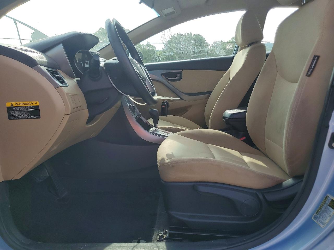 2013 Hyundai Elantra Gls Blue vin: KMHDH4AE1DU592644