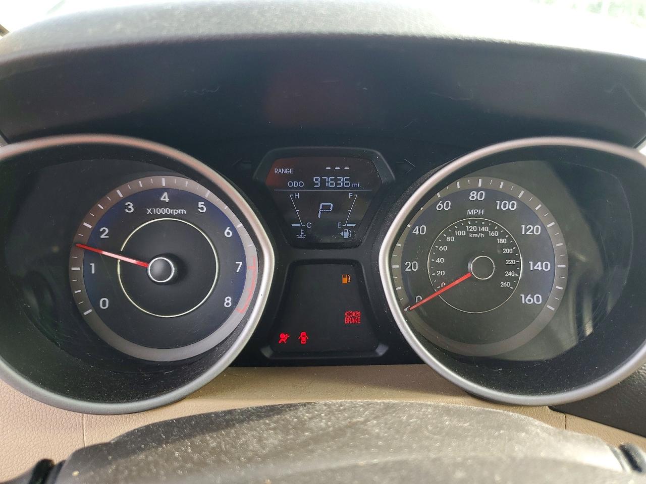 2013 Hyundai Elantra Gls Blue vin: KMHDH4AE1DU592644