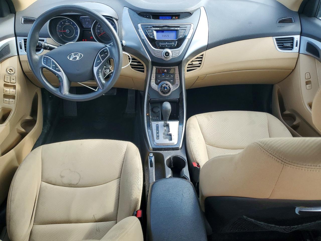 2013 Hyundai Elantra Gls Blue vin: KMHDH4AE1DU592644