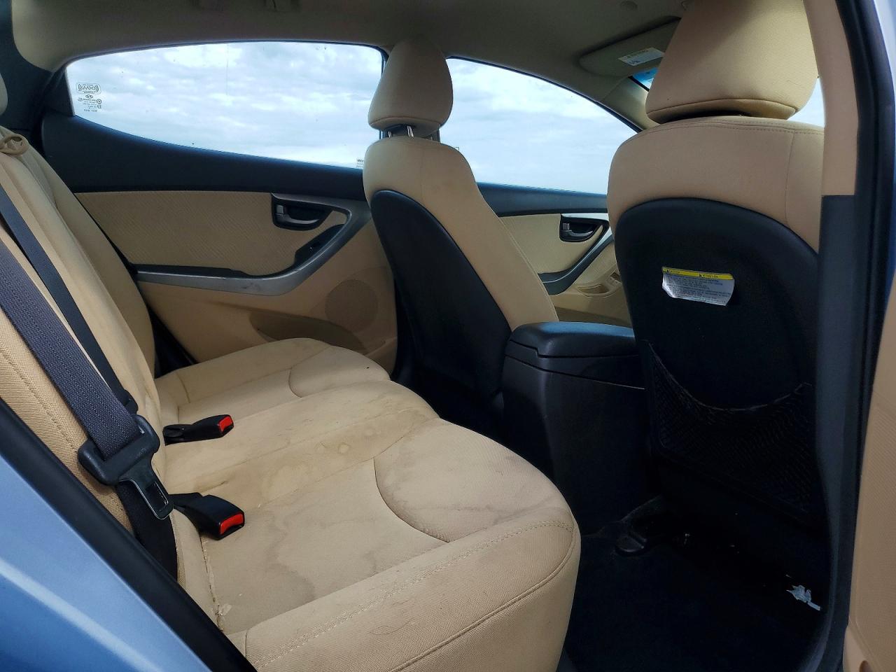 2013 Hyundai Elantra Gls Blue vin: KMHDH4AE1DU592644