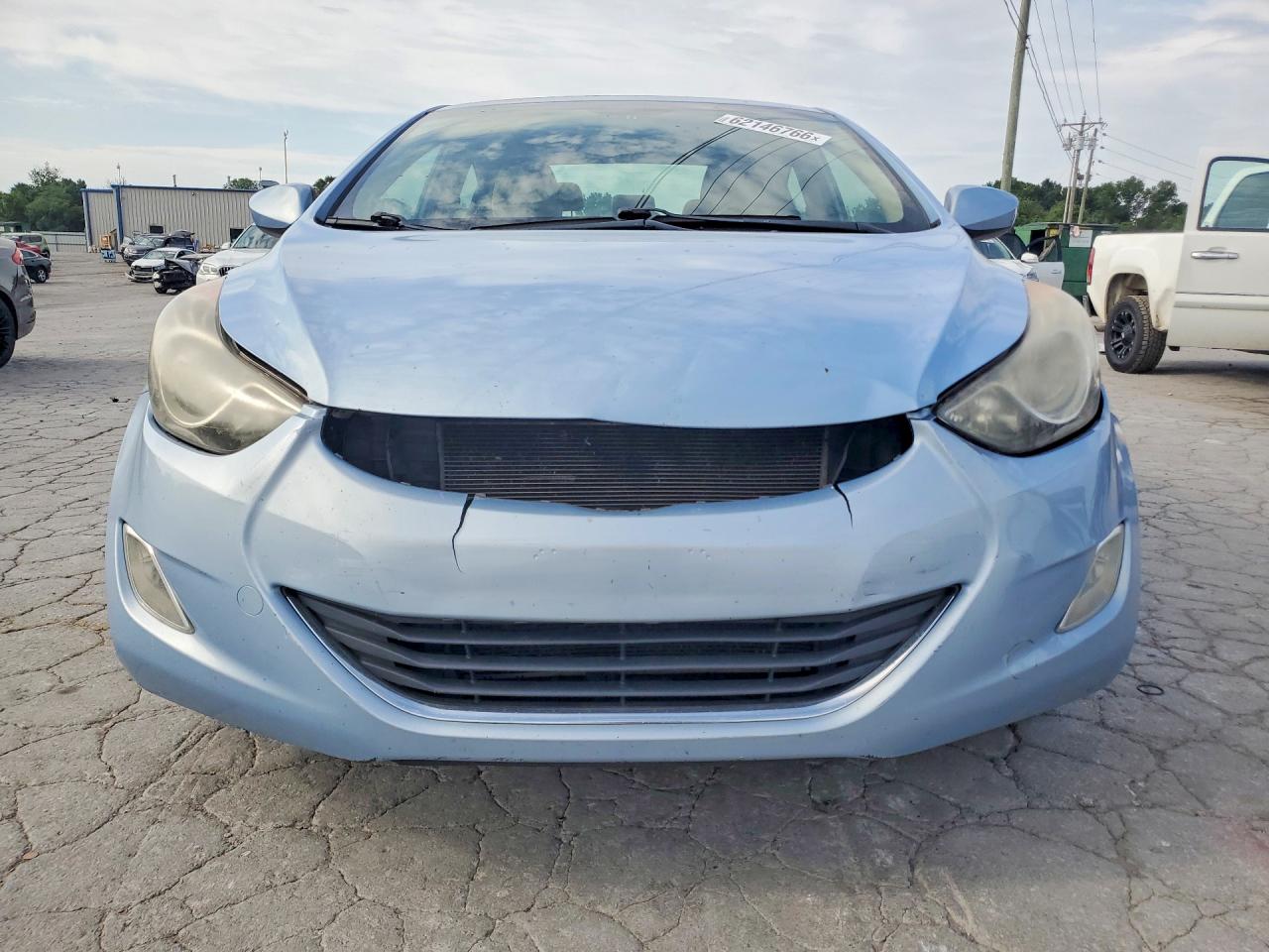2013 Hyundai Elantra Gls Blue vin: KMHDH4AE1DU592644