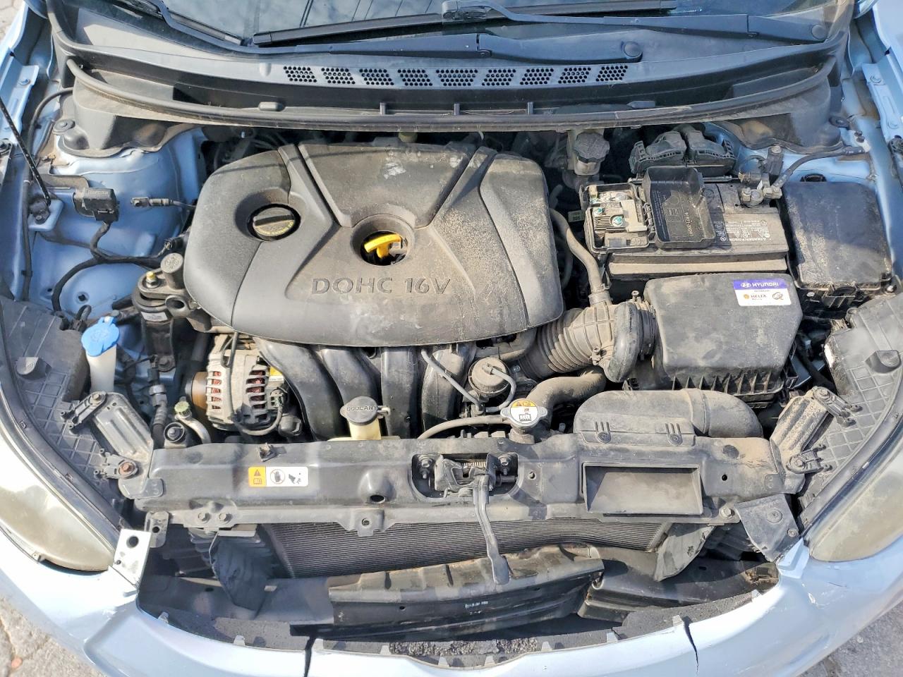 2013 Hyundai Elantra Gls Blue vin: KMHDH4AE1DU592644