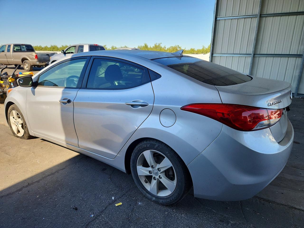 2013 Hyundai Elantra Gls Silver vin: KMHDH4AE1DU604078