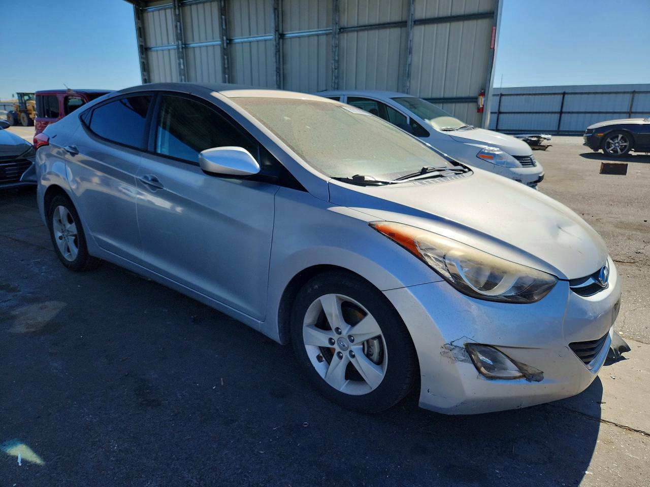 2013 Hyundai Elantra Gls Silver vin: KMHDH4AE1DU604078