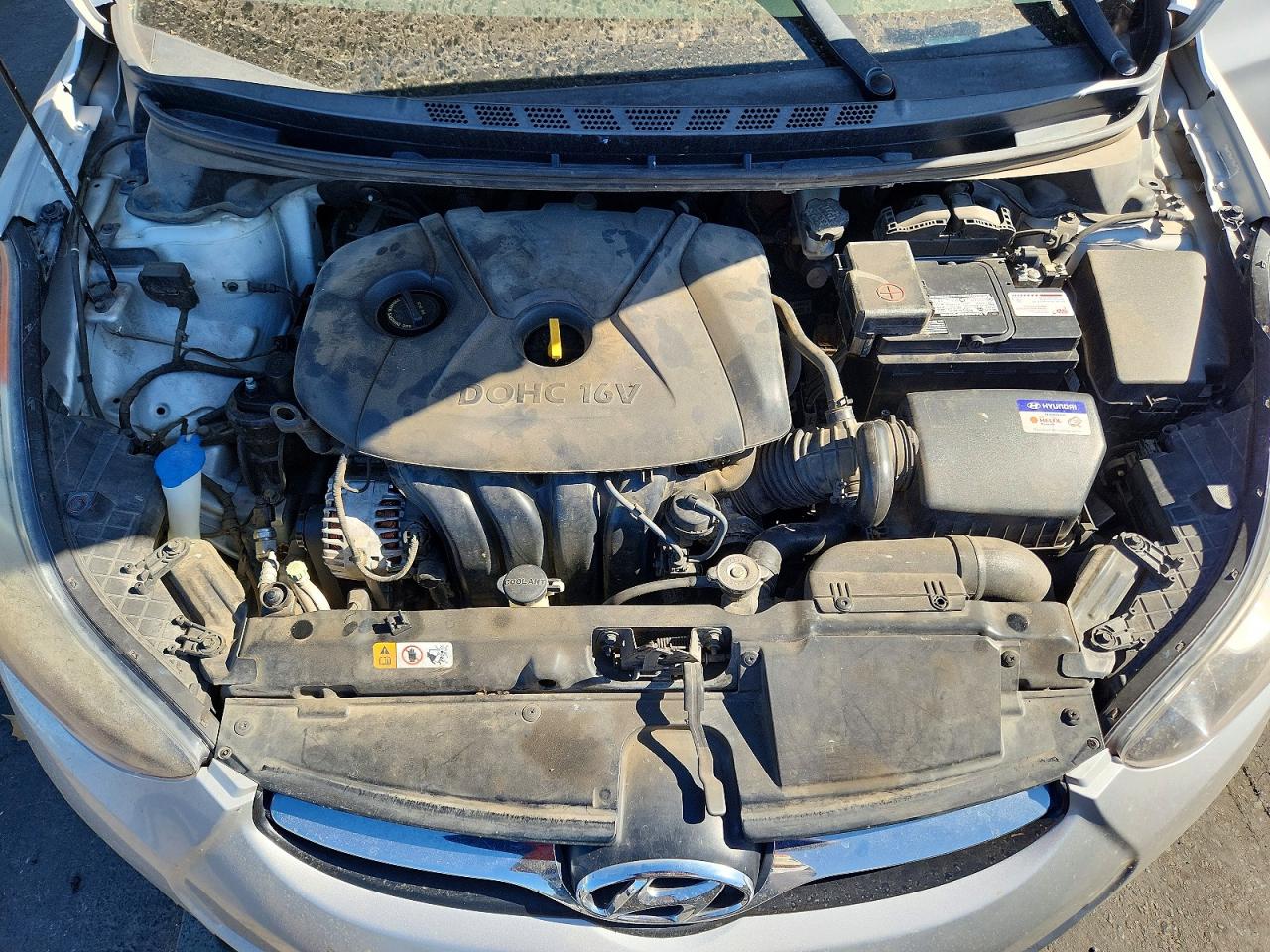 2013 Hyundai Elantra Gls Silver vin: KMHDH4AE1DU604078