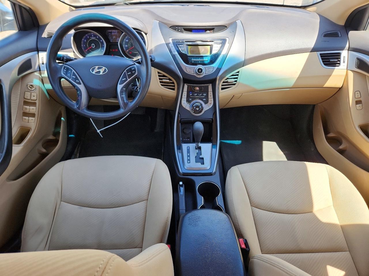 2013 Hyundai Elantra Gls Blue vin: KMHDH4AE1DU616053