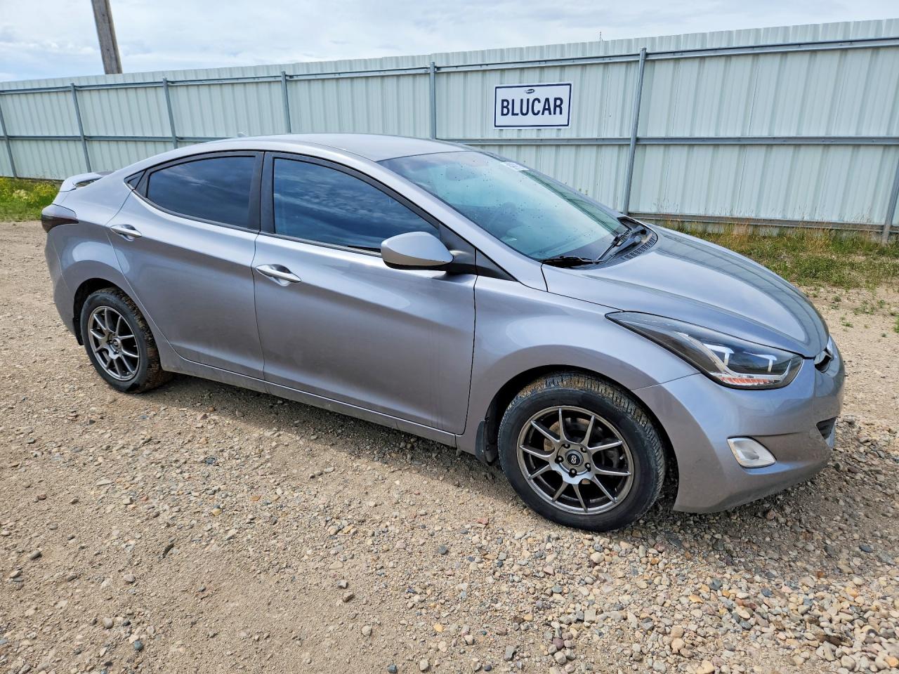 2013 Hyundai Elantra Gls Silver vin: KMHDH4AE1DU623391
