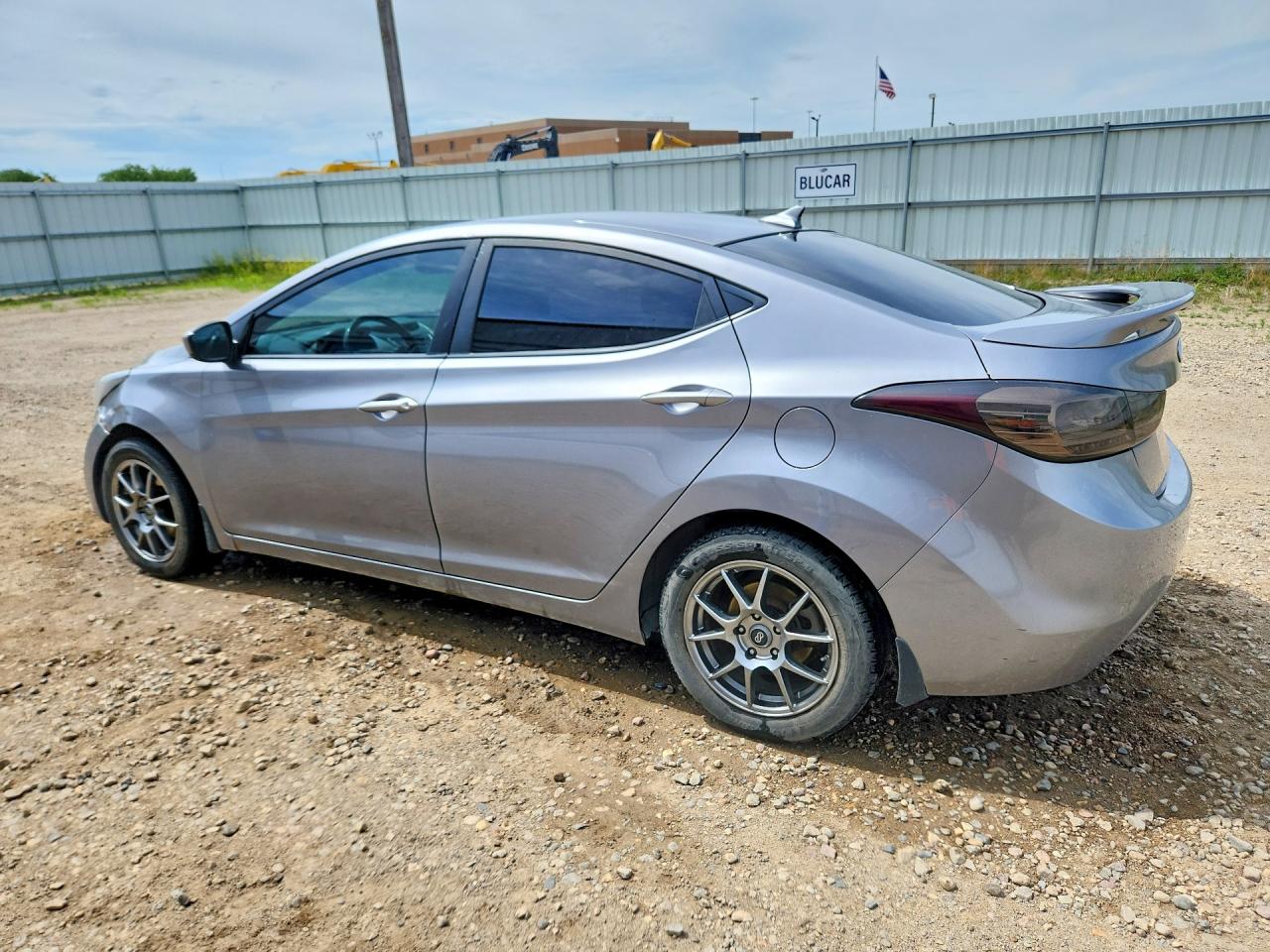 2013 Hyundai Elantra Gls Silver vin: KMHDH4AE1DU623391