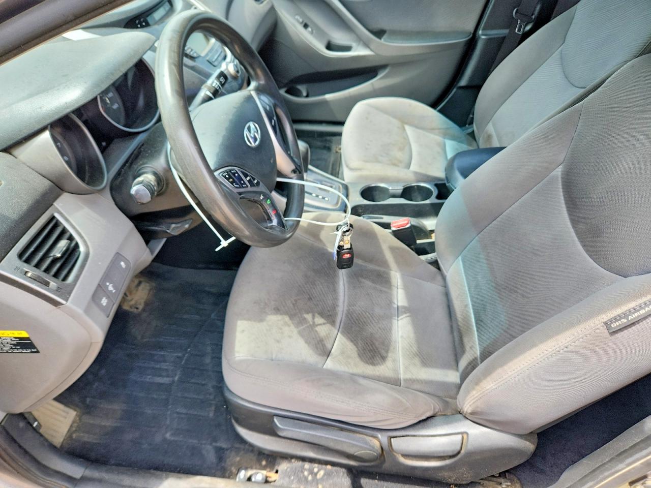 2013 Hyundai Elantra Gls Silver vin: KMHDH4AE1DU623391