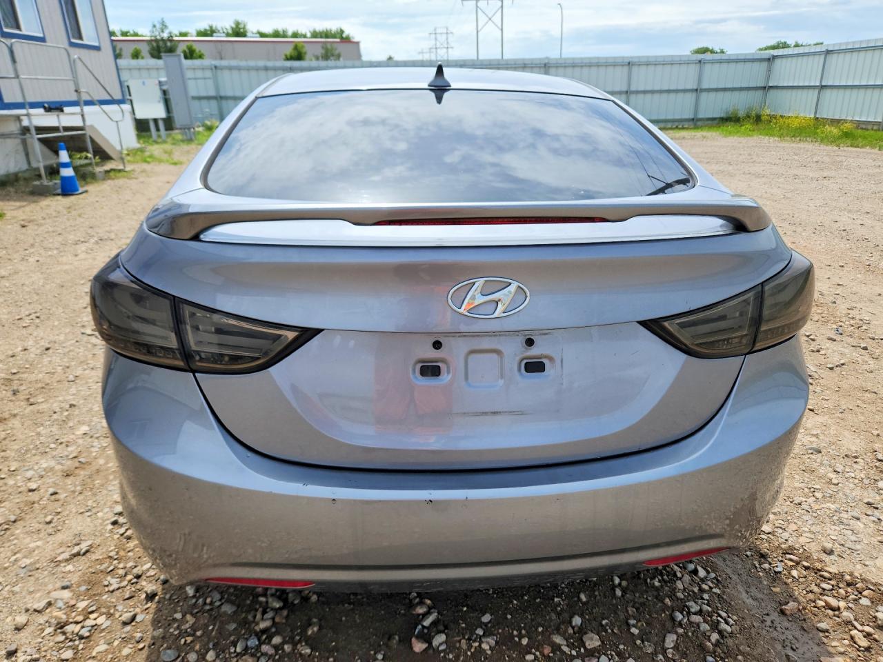 2013 Hyundai Elantra Gls Silver vin: KMHDH4AE1DU623391