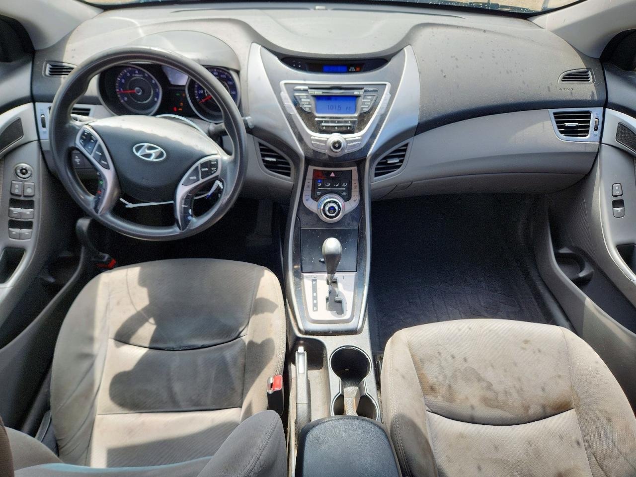 2013 Hyundai Elantra Gls Silver vin: KMHDH4AE1DU623391