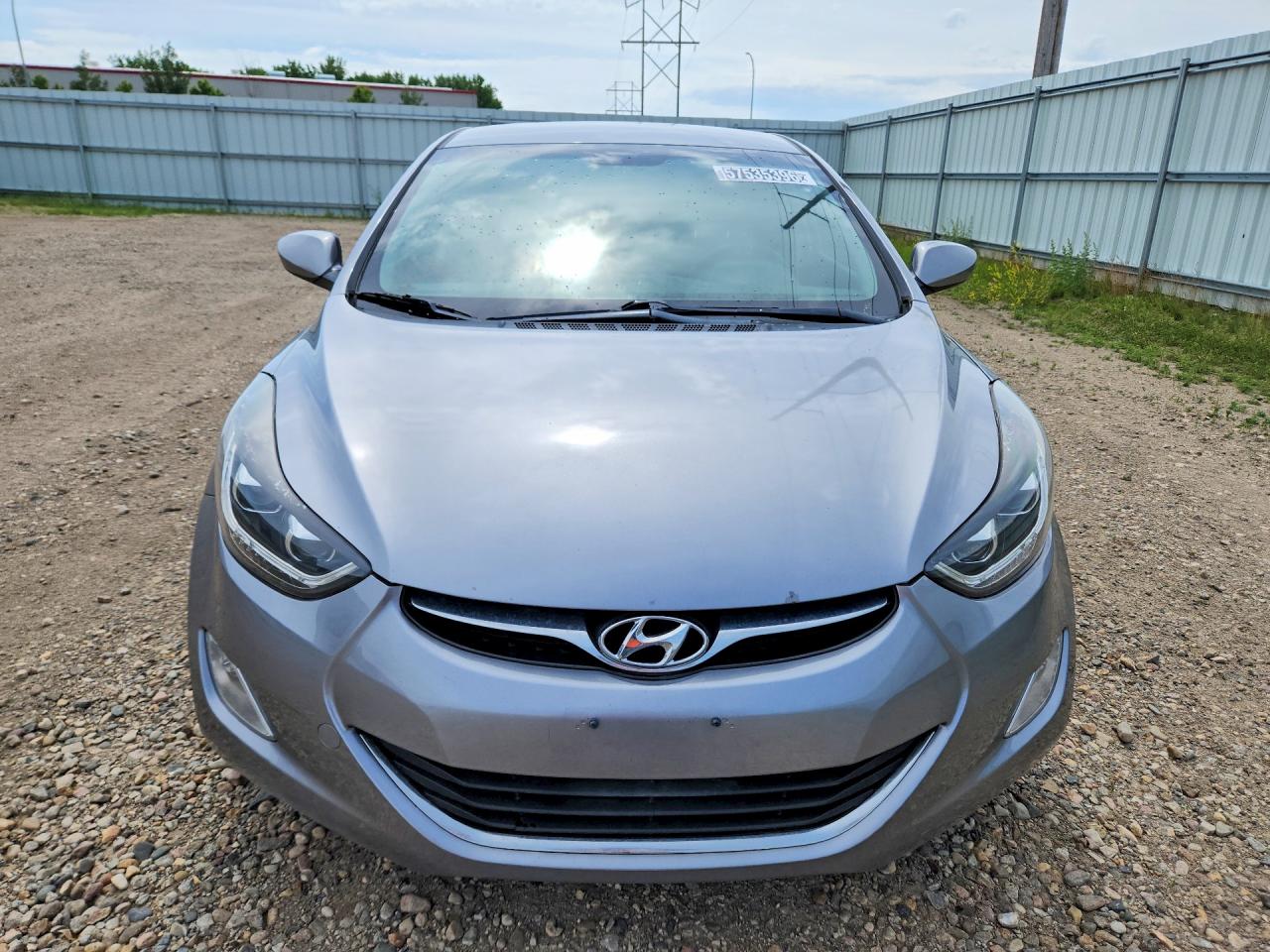 2013 Hyundai Elantra Gls Silver vin: KMHDH4AE1DU623391