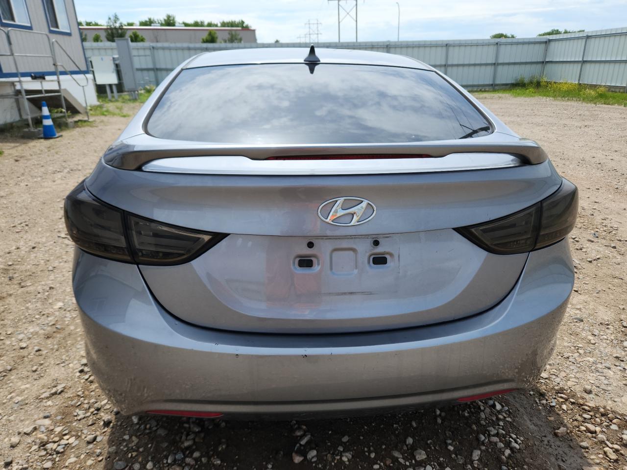 2013 Hyundai Elantra Gls Silver vin: KMHDH4AE1DU623391 Damage: Rear Bumper, Multiple Scratches Heavy, 4