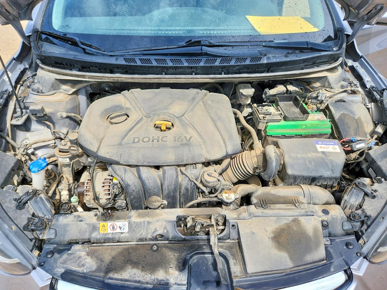 2013 Hyundai Elantra Gls Silver vin: KMHDH4AE1DU623391