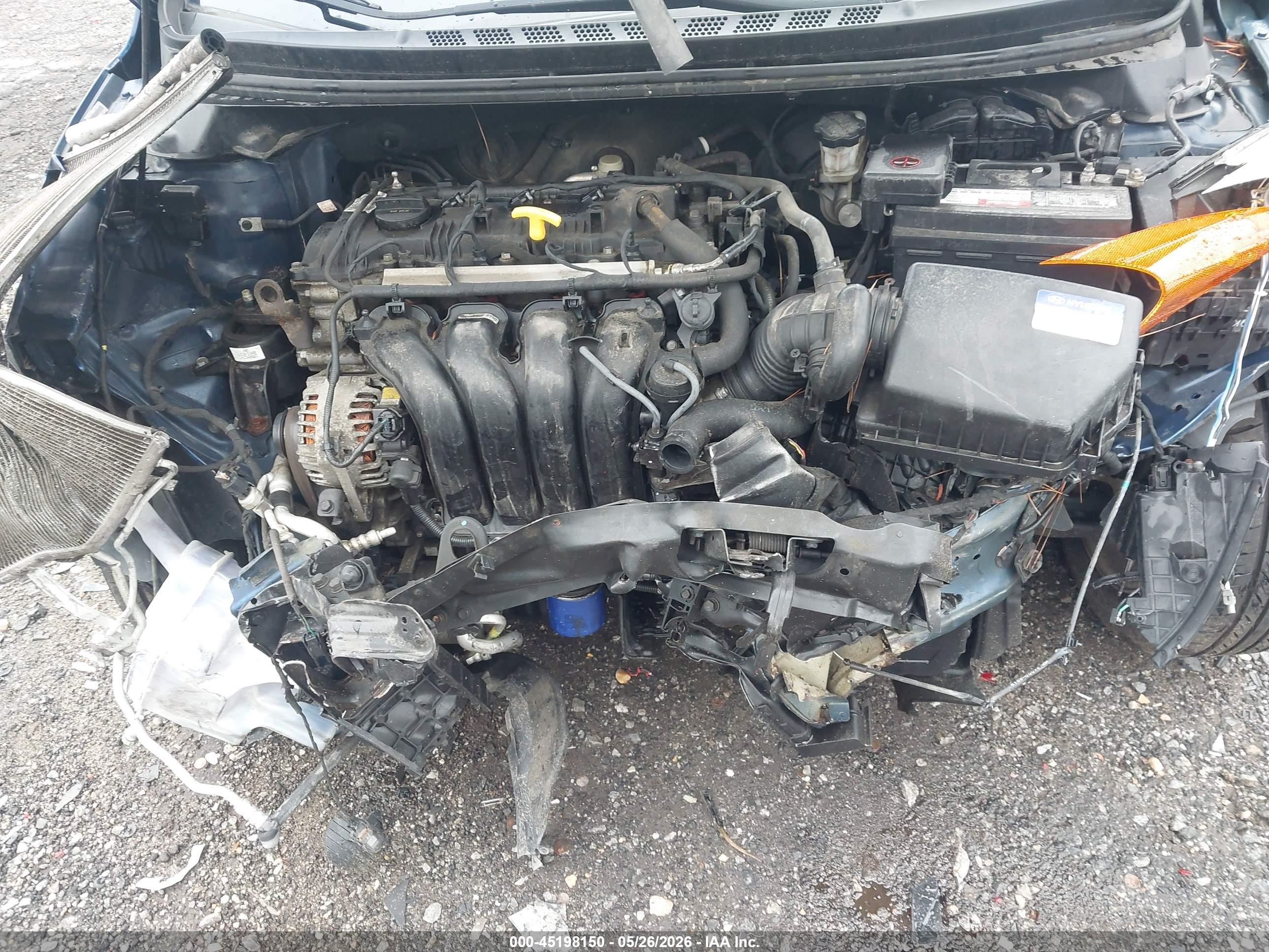 2013 Hyundai Elantra Gls Blue vin: KMHDH4AE1DU632978