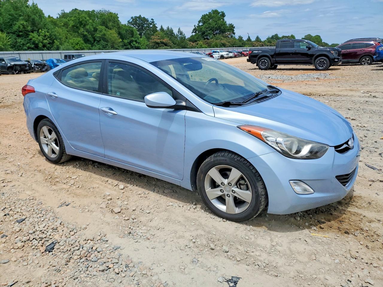 2013 Hyundai Elantra Gls Blue vin: KMHDH4AE1DU640918