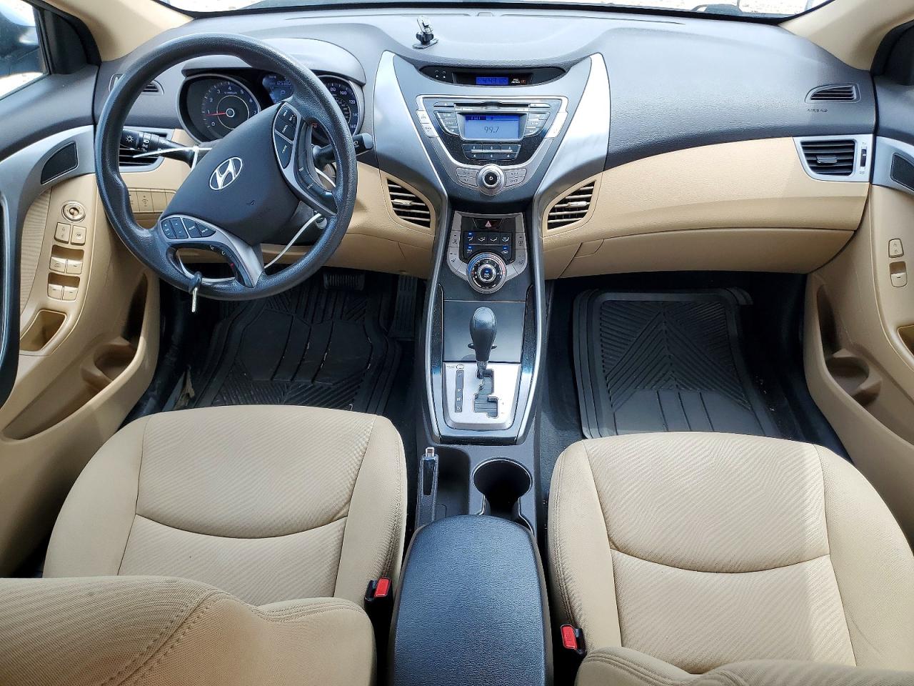 2013 Hyundai Elantra Gls Blue vin: KMHDH4AE1DU640918