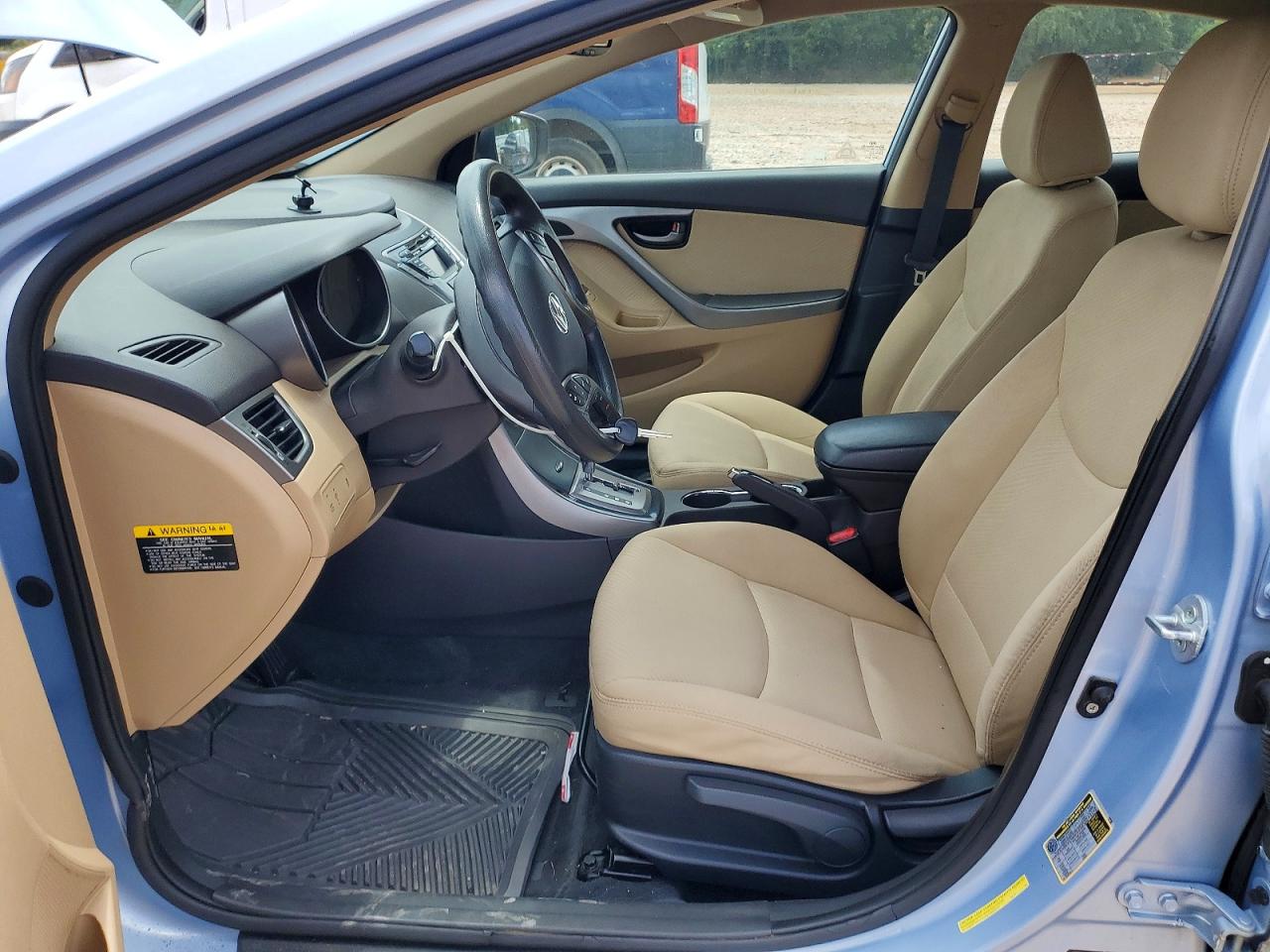 2013 Hyundai Elantra Gls Blue vin: KMHDH4AE1DU640918