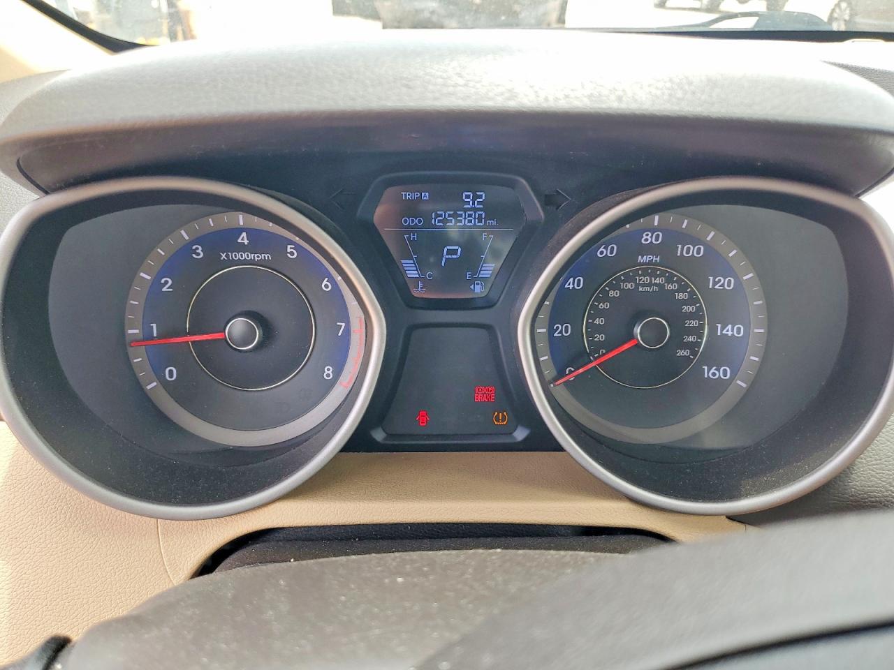 2013 Hyundai Elantra Gls Blue vin: KMHDH4AE1DU640918