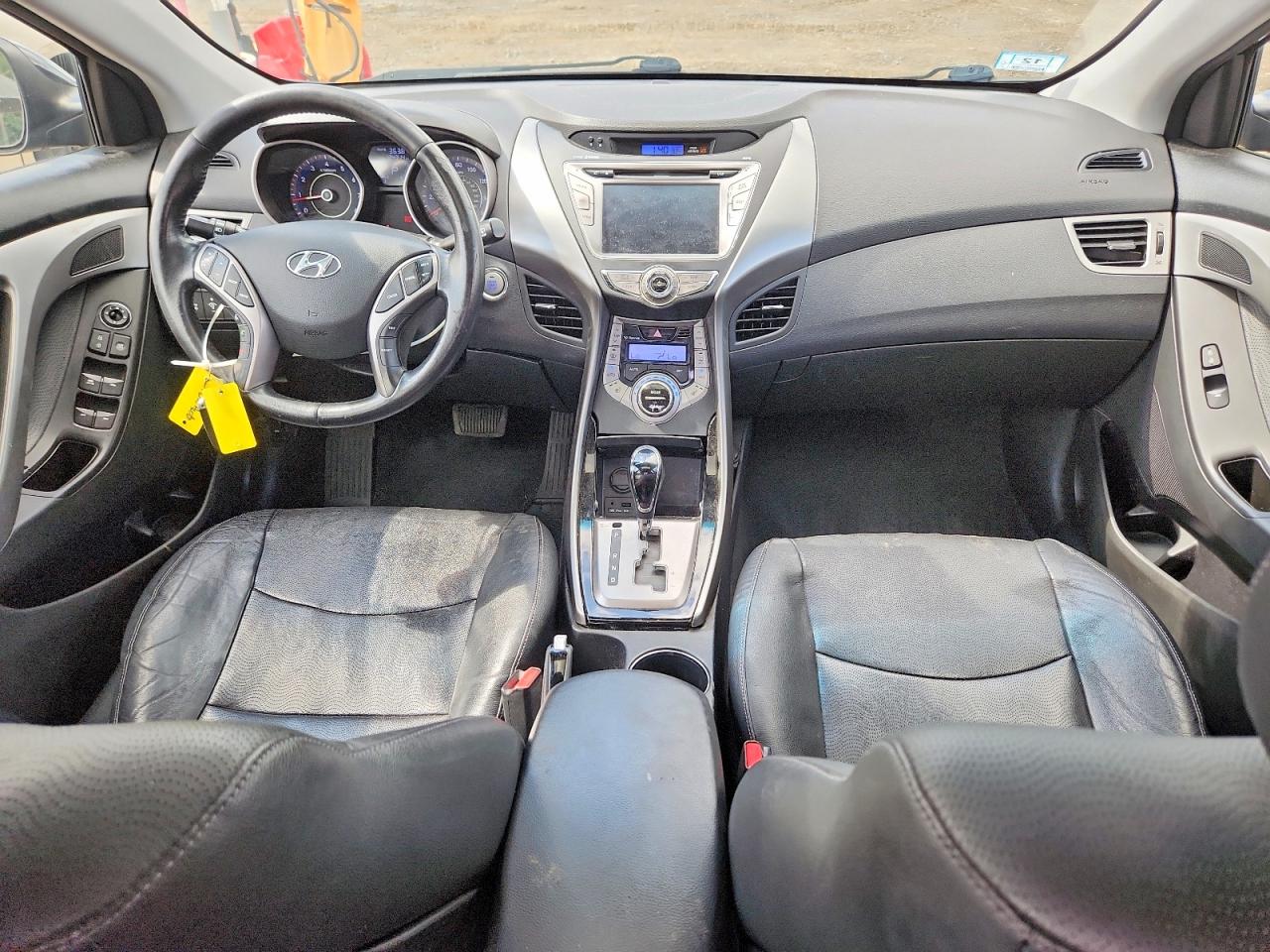 2013 Hyundai Elantra Limited Черный vin: KMHDH4AE1DU642782