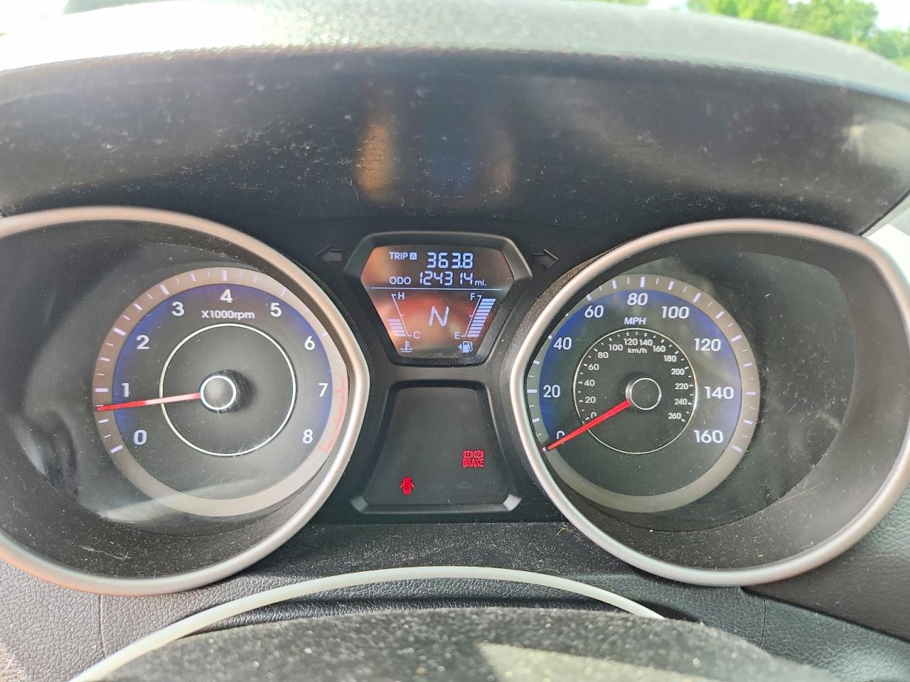 2013 Hyundai Elantra Limited Черный vin: KMHDH4AE1DU642782
