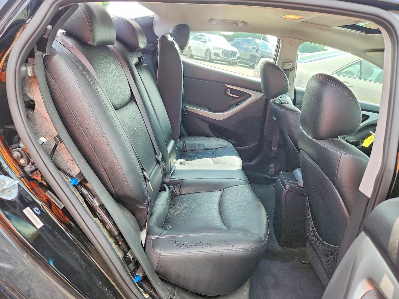 2013 Hyundai Elantra Limited Черный vin: KMHDH4AE1DU642782