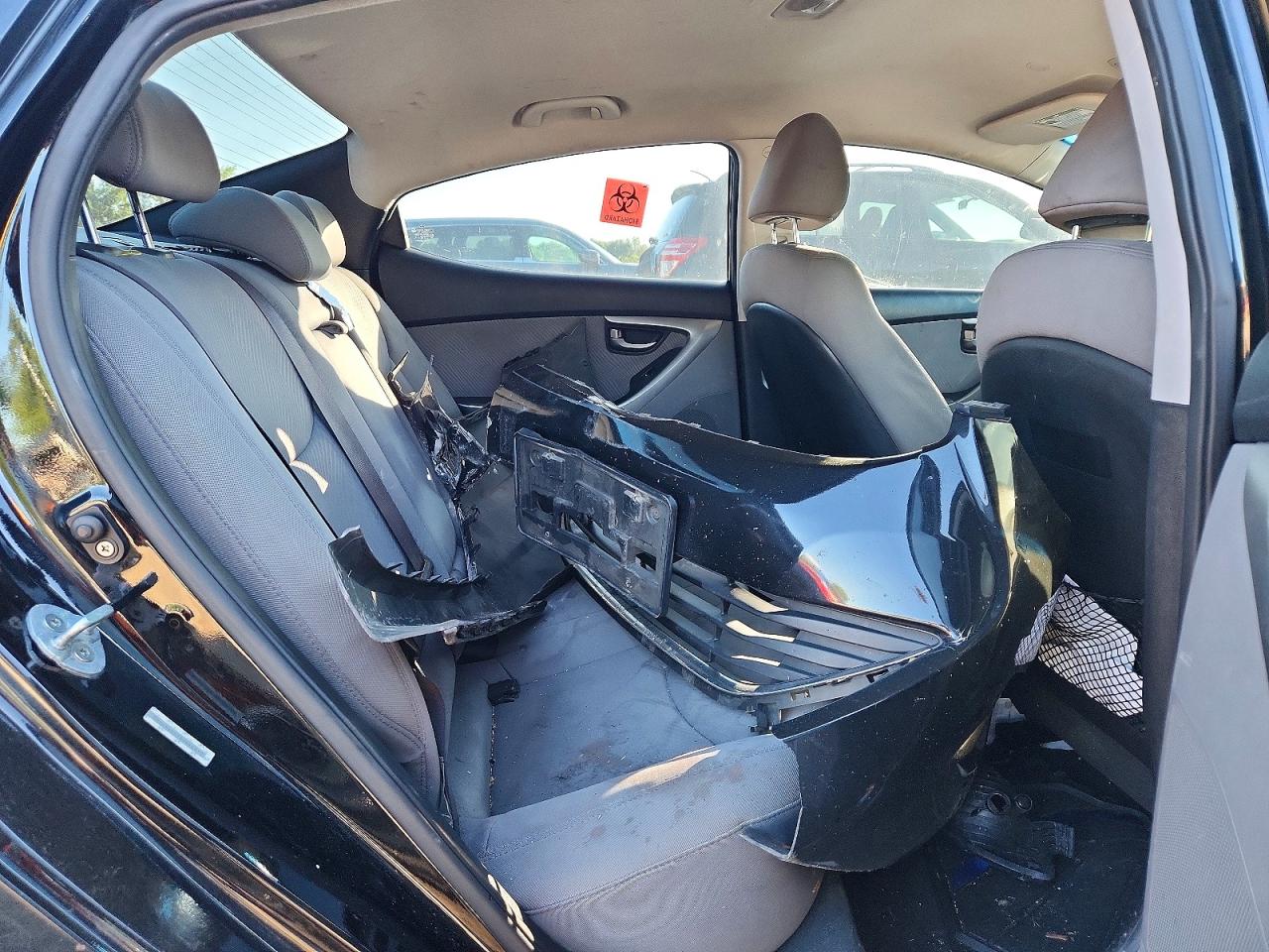 2013 Hyundai Elantra Gls Черный vin: KMHDH4AE1DU644032