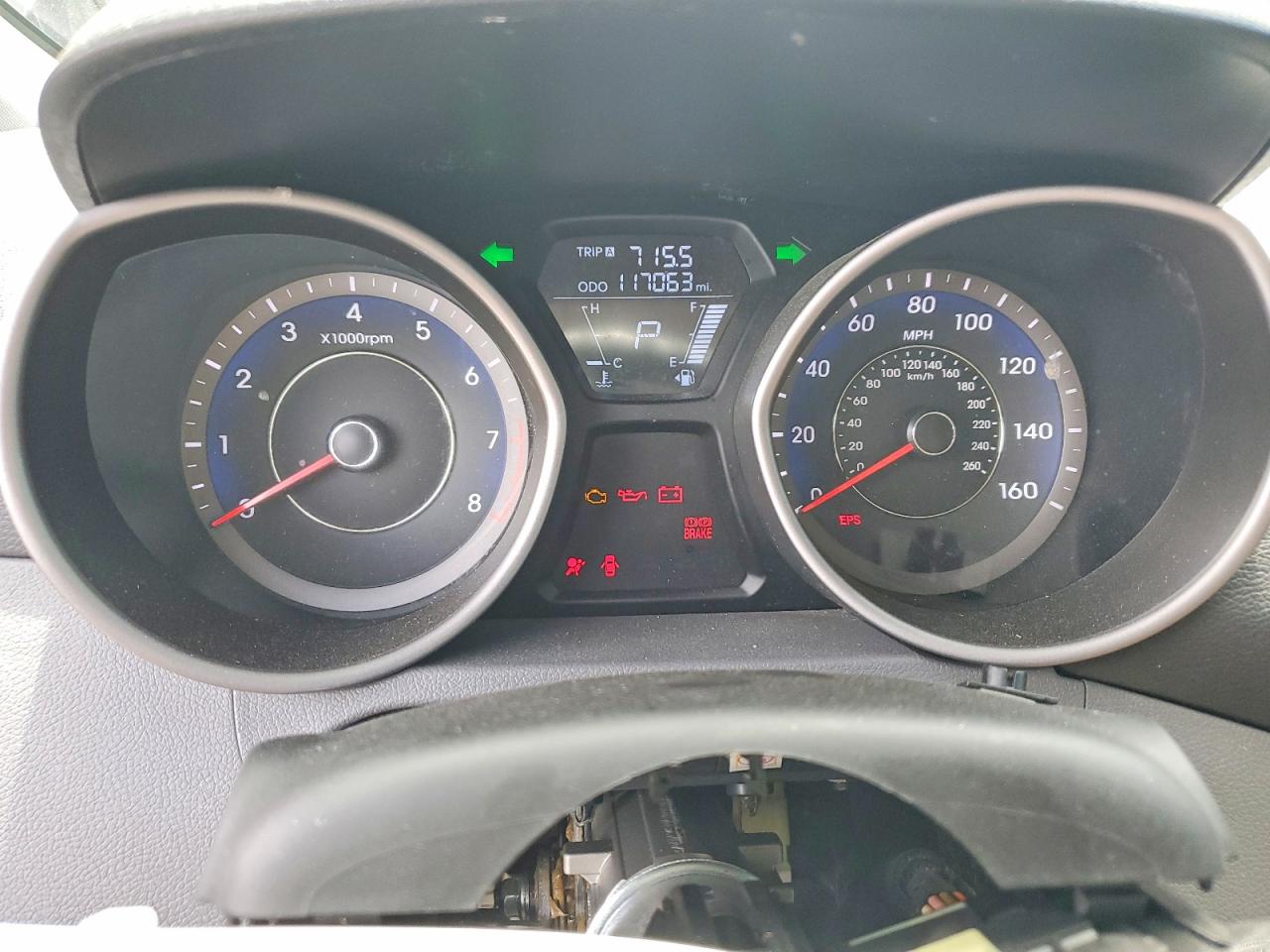 2013 Hyundai Elantra Gls Black vin: KMHDH4AE1DU654138