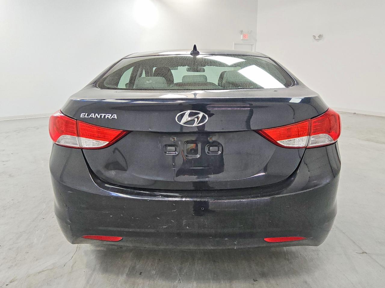 2013 Hyundai Elantra Gls Black vin: KMHDH4AE1DU656410