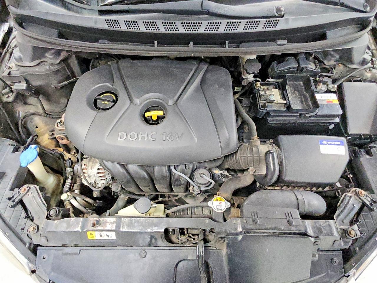2013 Hyundai Elantra Gls Black vin: KMHDH4AE1DU656410