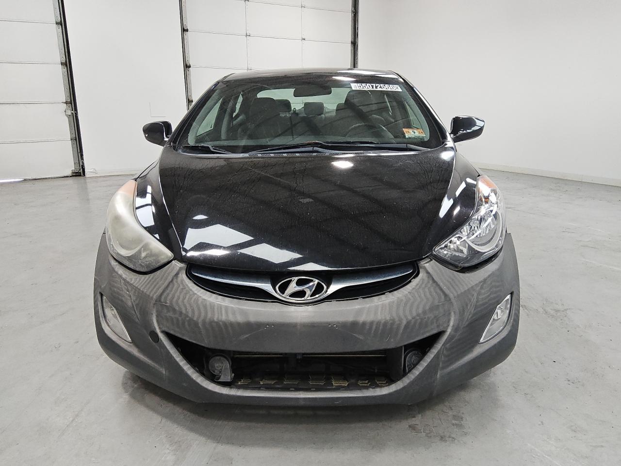 2013 Hyundai Elantra Gls Black vin: KMHDH4AE1DU656410 Damage: Front Bumper/Cover, Replaced, Substandard Repair