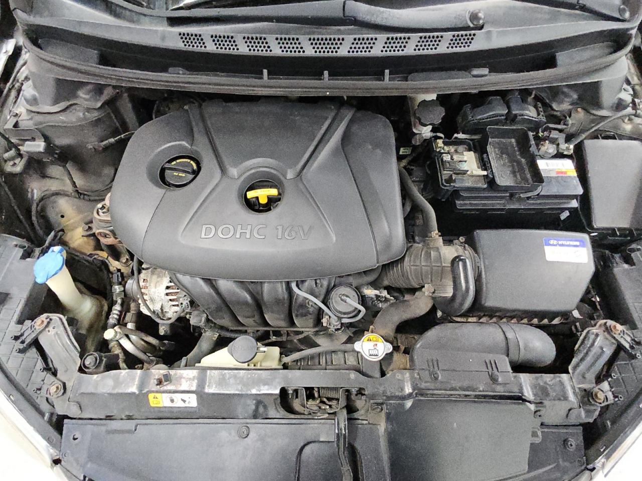 2013 Hyundai Elantra Gls Black vin: KMHDH4AE1DU656410 Damage: Air Conditioner, Inoperable, Repair Required
