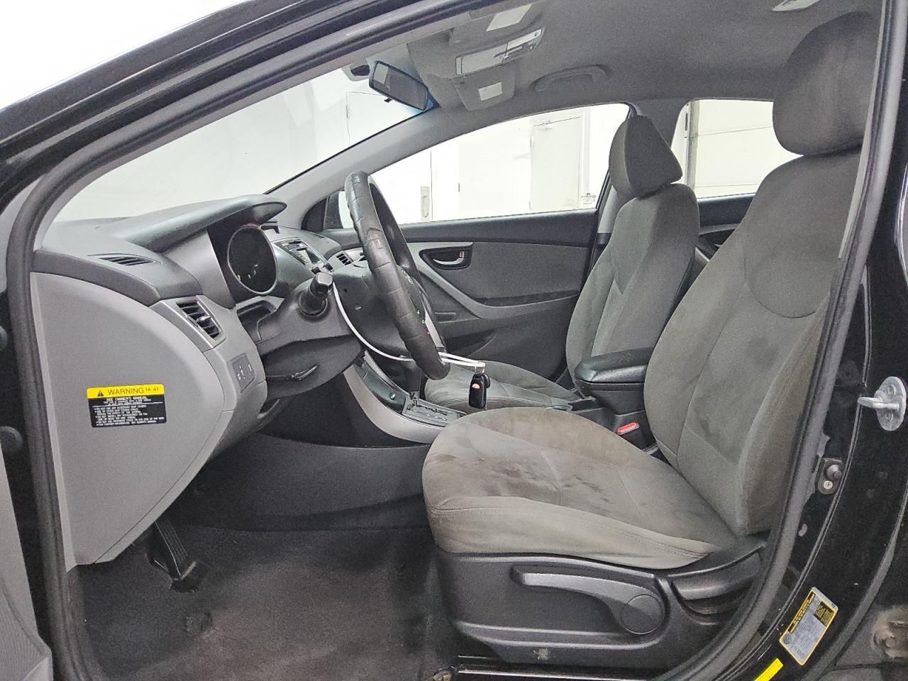 2013 Hyundai Elantra Gls Black vin: KMHDH4AE1DU656410 Damage: Steering Wheel, Worn, Acceptable