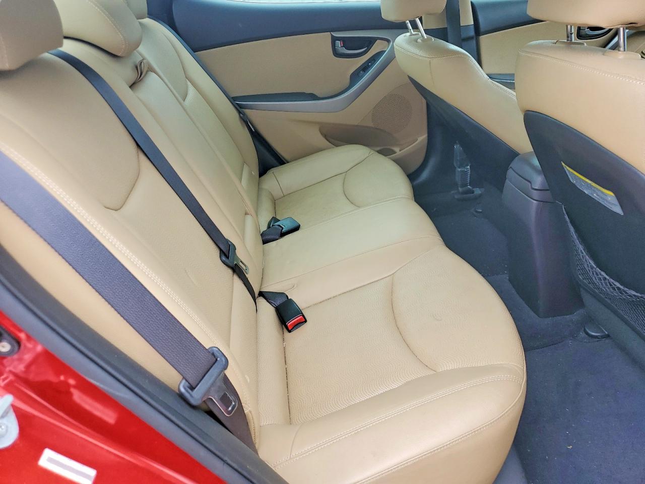 2013 Hyundai Elantra Limited Red vin: KMHDH4AE1DU698205