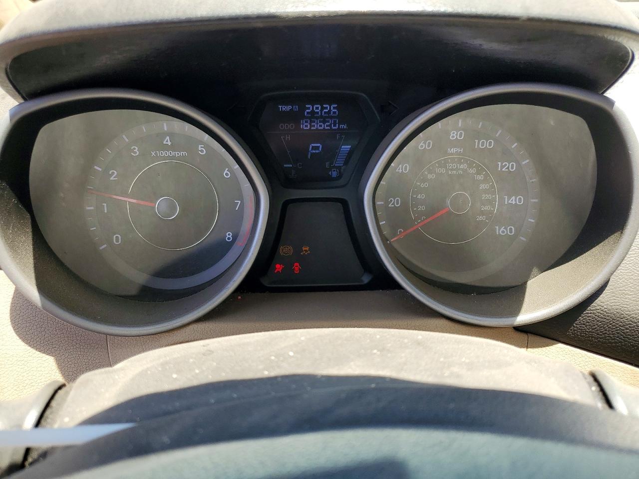2013 Hyundai Elantra Gls Blue vin: KMHDH4AE1DU726648