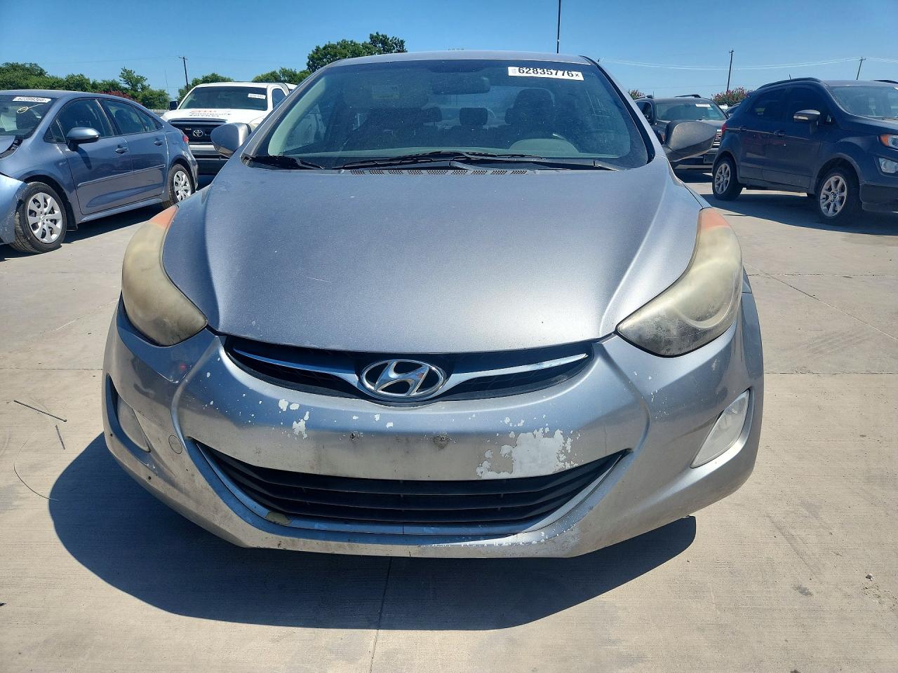 2013 Hyundai Elantra Gls Серый vin: KMHDH4AE1DU742249