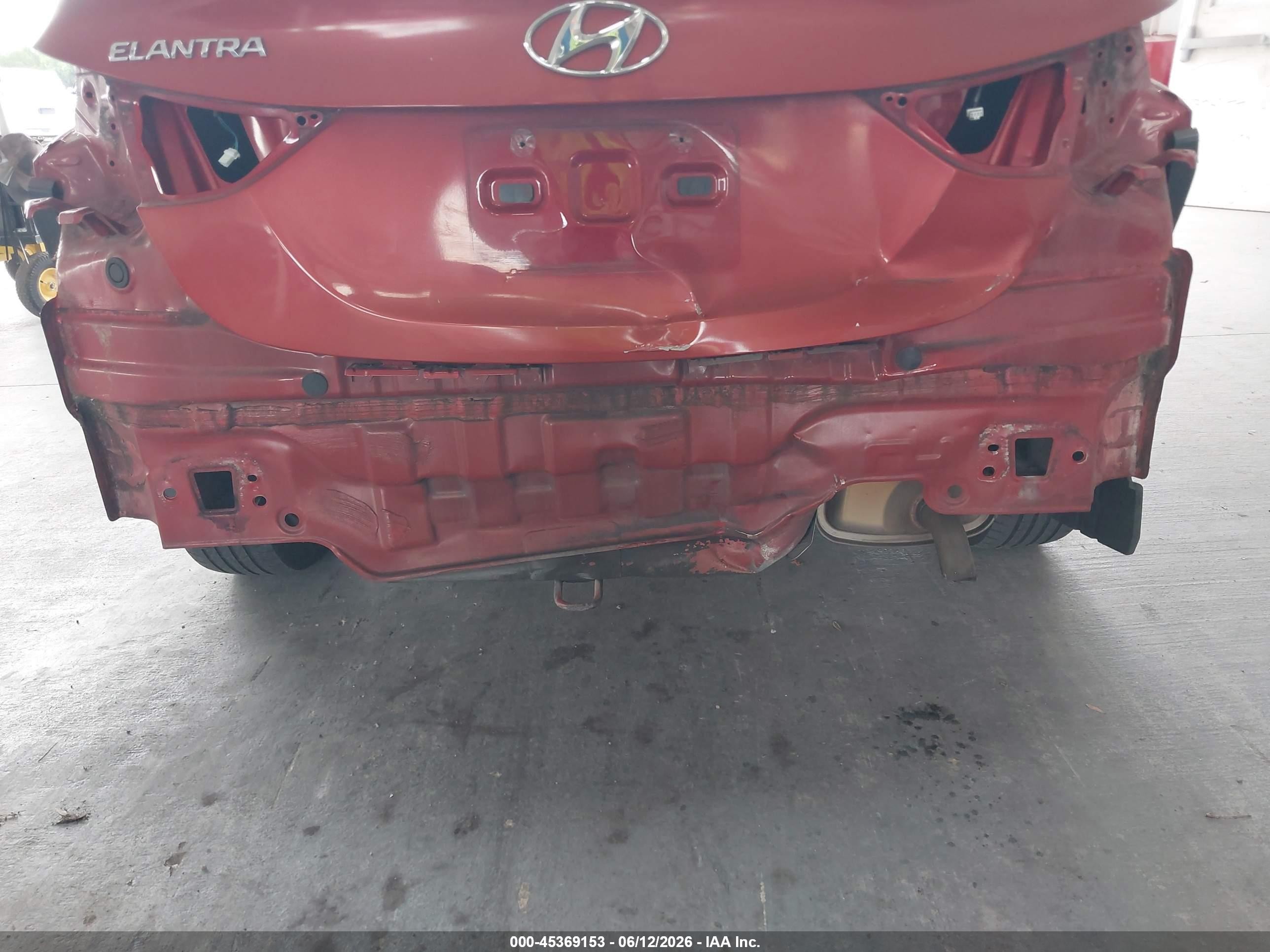 2013 Hyundai Elantra Gls Red vin: KMHDH4AE1DU747810