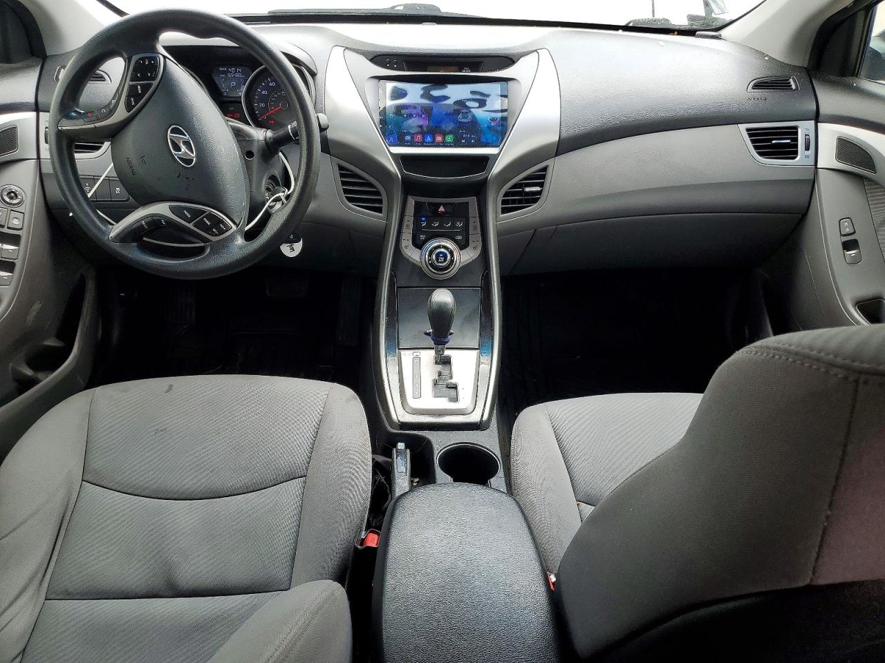 2013 Hyundai Elantra Gls Black vin: KMHDH4AE1DU773193