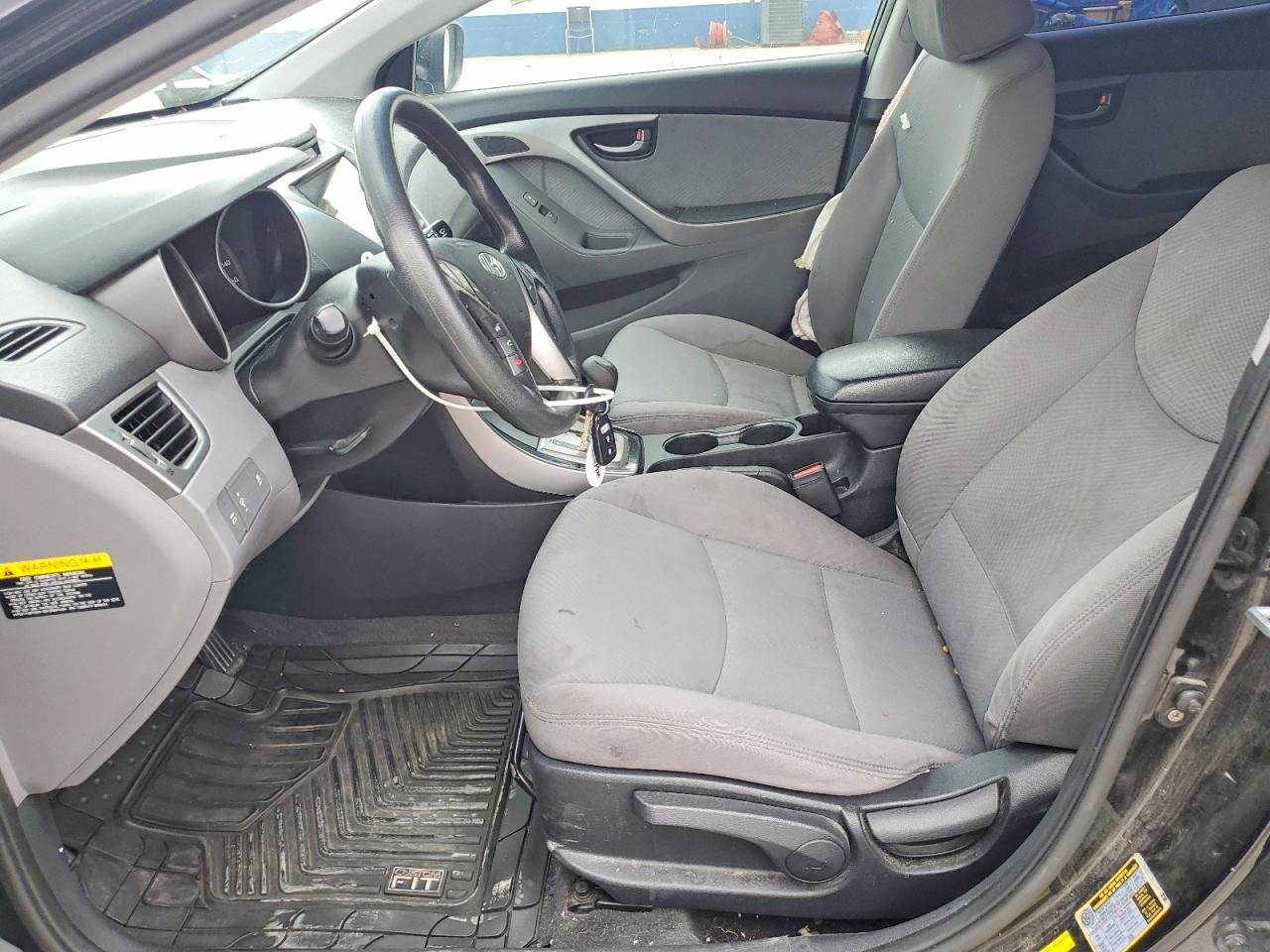 2013 Hyundai Elantra Gls Black vin: KMHDH4AE1DU773193