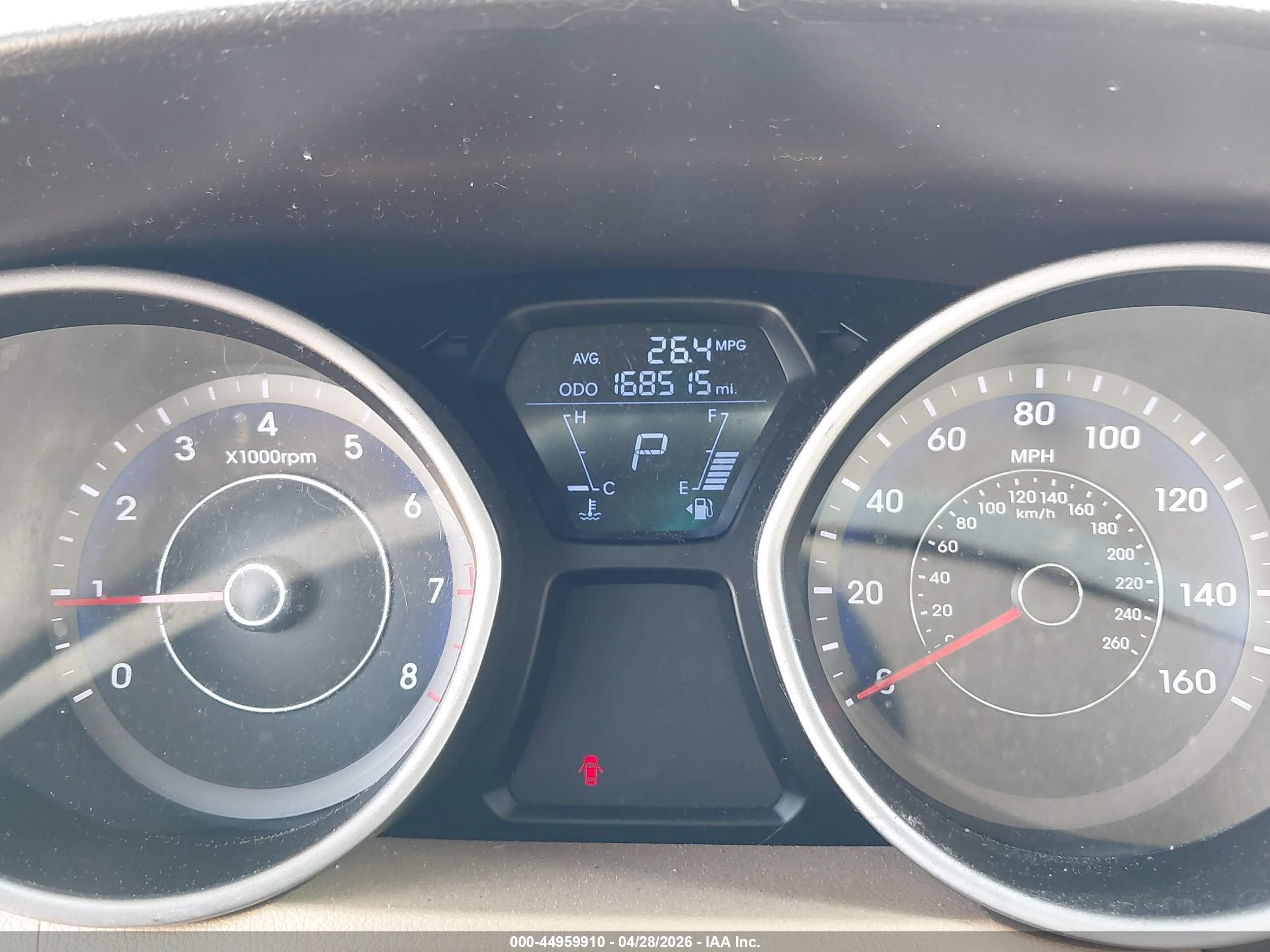 2013 Hyundai Elantra Gls Red vin: KMHDH4AE1DU778832