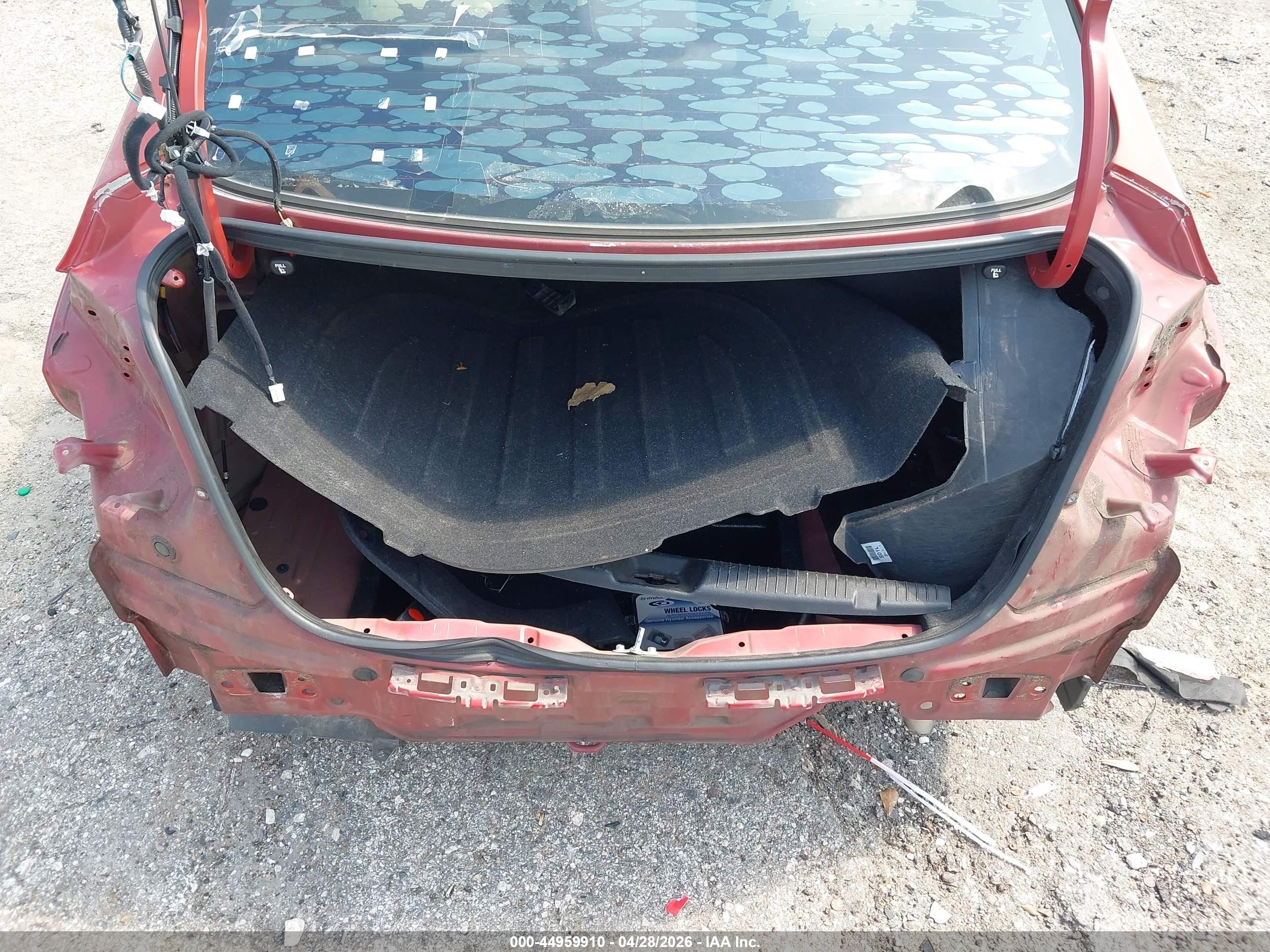 2013 Hyundai Elantra Gls Red vin: KMHDH4AE1DU778832