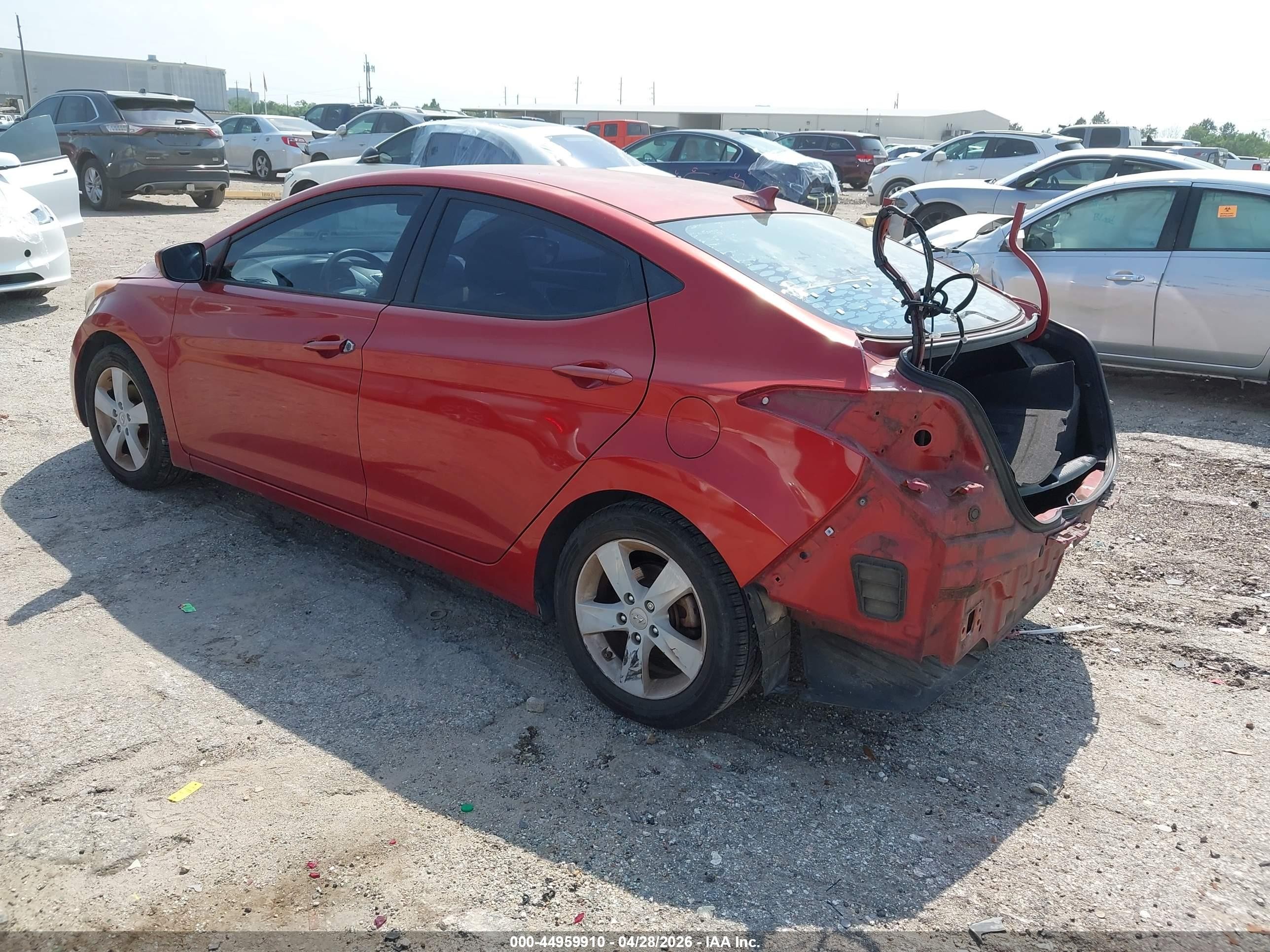 2013 Hyundai Elantra Gls Red vin: KMHDH4AE1DU778832
