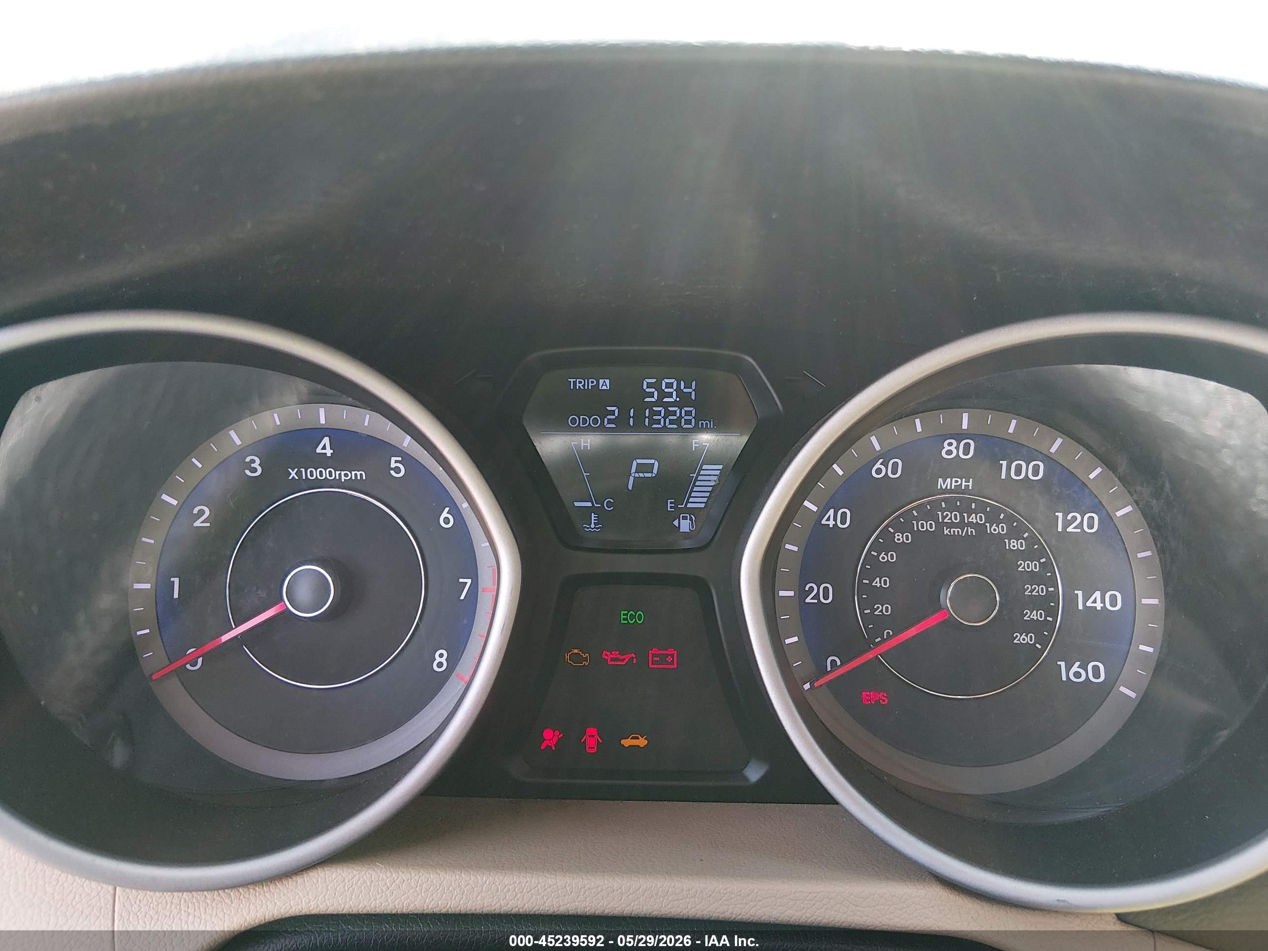 2013 Hyundai Elantra Gls (ulsan Plant) Black vin: KMHDH4AE1DU781388