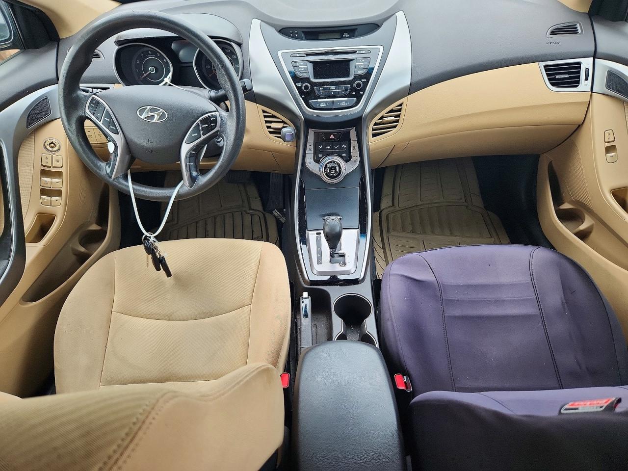 2013 Hyundai Elantra Gls Black vin: KMHDH4AE1DU867767
