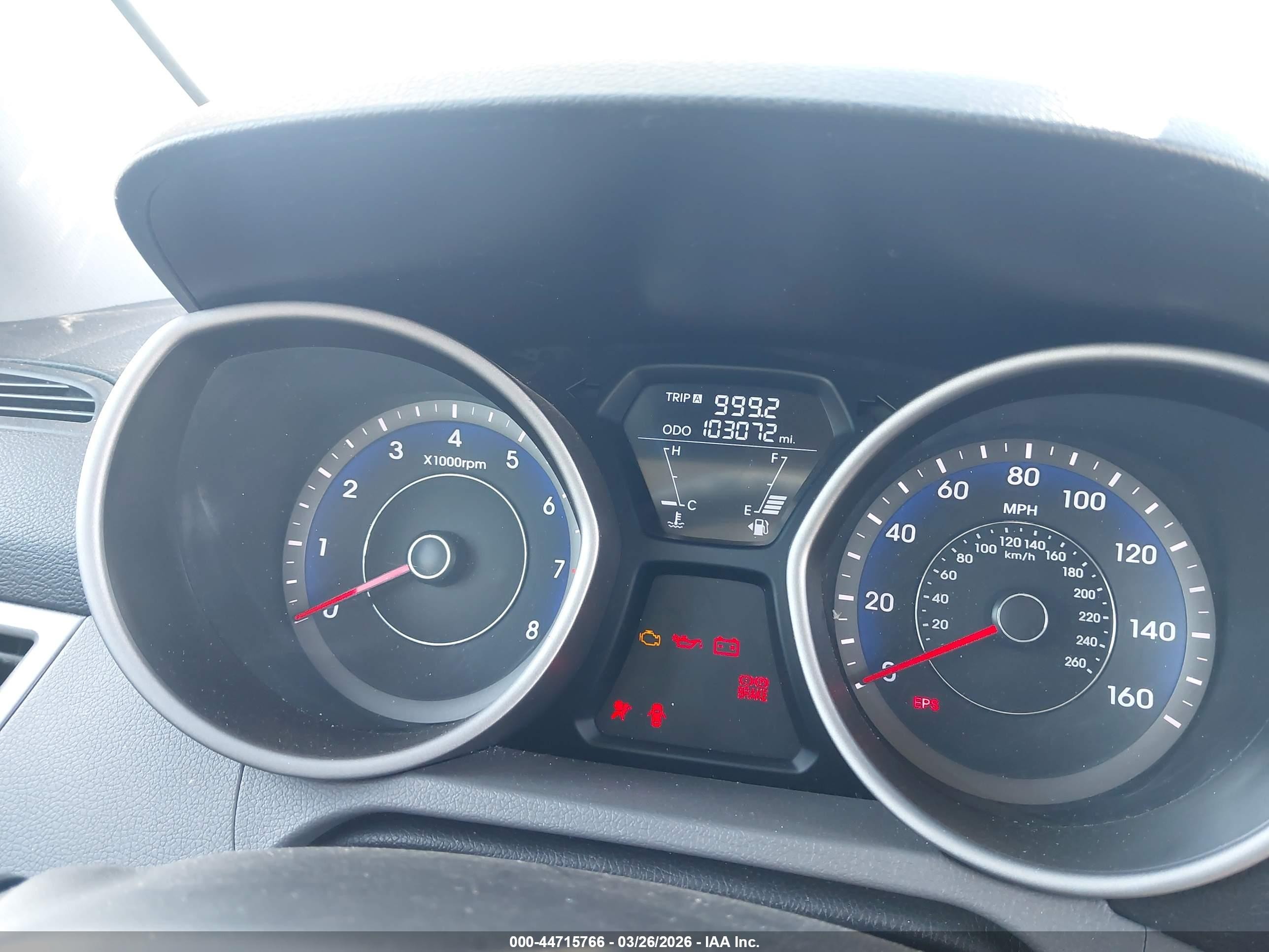 2013 Hyundai Elantra Gls (ulsan Plant) Silver vin: KMHDH4AE1DU885766