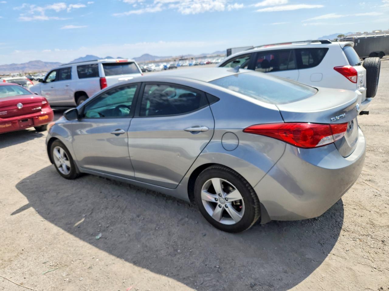 2013 Hyundai Elantra Gls Gray vin: KMHDH4AE1DU953600